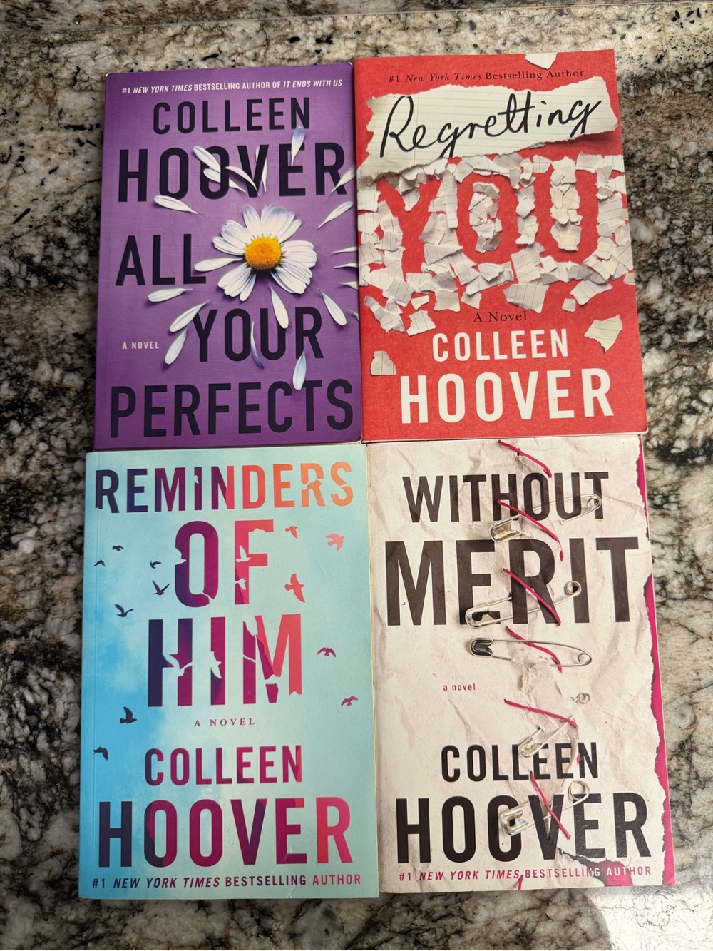 Colleen Hoover Lot of 8 Verity Ugly Love Reminders of Him All Your Perfects Conf